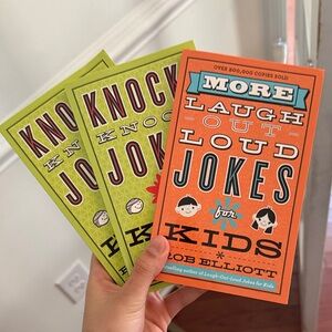 's Laugh-Out-Loud Joke Books for Kids - Green and Orange